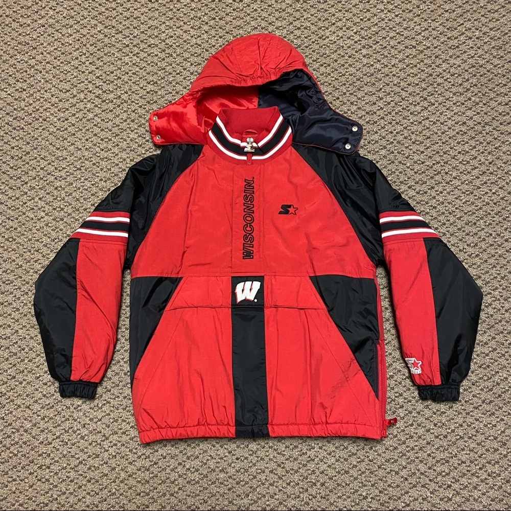 Vintage Wisconsin Badgers Starters Jacket